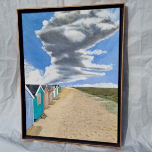 Beach-huts,-Mersea-Island