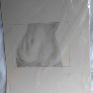 Flat-tum--pecil-study-from-a-magazine